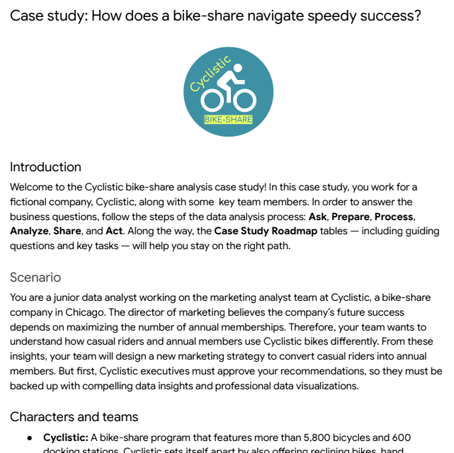 Case Study Introduction